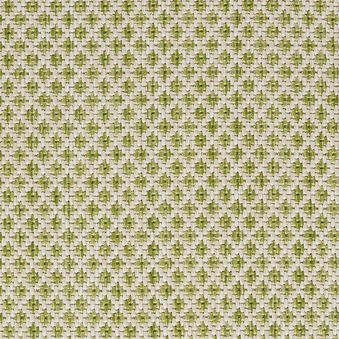Nourison Home Courtyard Ivory Green 8' x 10' Area Rug - Easy Clean, Non Shedding, Bed Room, Living Room, Dining Room, Kitchen (8' x 10')