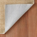 Dash & Albert Hartley Natural Machine Washable Rug, Runner-2.5 X 8 Feet, Natural Plaid Pattern