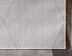 Unique Loom Trellis Frieze Collection Area Rug - Geometric (4' 1" x 6' 1", Ivory/ Gray)