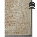 FH Home Outdoor Rug - Waterproof Easy to Clean Stain Resistant - Patio Indoor Outdoor Porch Deck Balcony Entryway - Ombre Modern - Dhruva - Beige - 5ft 2in x 7ft 6in