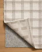 Loloi Magnolia Home by Joanna Gaines Ryder Collection RYD-02 Stone/Ivory 8'-6" x 11'-6" Area Rug