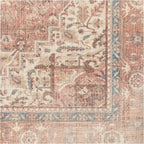 RUGGABLE Washable Area Rug – Kamran Rose Pink 3x5, Stain-Resistant, Non-Slip – Small Machine Washable Rugs for Living Room, Bedroom, Hallway, Entryway & Office–with Cushioned Pad