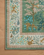 Loloi Rifle Paper Co. Canopy Collection CNP-02 Sage/Blush 7'-6" x 9'-6" Area Rug