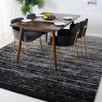 SAFAVIEH Area Rug 12x18 - Adirondack Collection - Large - Silver & Black, Modern Ombre Design, Non Shedding & Easy to Clean, Ideal for Living Room, Bedroom, Office, Dining Space (ADR113A)
