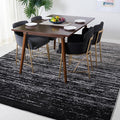 SAFAVIEH Area Rug 12x15 - Adirondack Collection - Large - Silver & Black, Modern Ombre Design, Non Shedding & Easy to Clean, Ideal for Living Room, Bedroom, Office, Dining Space (ADR113A)