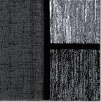 Area Rug Modern 4x5 Grey Geometry Soft Hand Carved Contemporary Floor Carpet Fluffy Texture for Indoor Living Dining Room and Bedroom Area