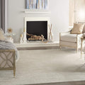 Nourison Home Nourison Essentials Ivory Beige 7' x 10' Area Rug - Easy Clean, Non Shedding, Bed Room, Living Room, Dining Room, Kitchen (7' x 10')