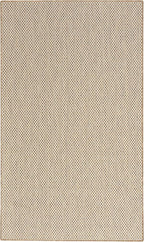 Nourison Home Courtyard Jute Ivory 3' x 5' Area Rug - Easy Clean, Non Shedding, Bed Room, Living Room, Dining Room, Kitchen (3' x 5')