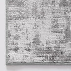 LUMI 5x8 Washable Area Rug for Living Room, Ultra Soft Modern Neutral Grey Rugs Non Slip with Rubber Backing, Low Profile, High Traffic, Stain Resistant Carpets, Ideal for Bedroom, Dining Room