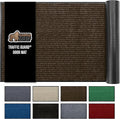 GORILLA GRIP Waterproof Traffic Guard Door Mat, 70x24, Heavy Duty Entryway Mats, Strong Rubber Back Commercial Utility Rugs for Office Hallway, Garage Floor and Home, Low Profile Carpet Runner, Brown