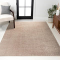 JONATHAN Y Haze Solid Low-Pile Beige Indoor Area Rug 3x5, Coastal,Bohemian,Minimalist,Classic, Easy-Cleaning for Living Room,Bedroom,Kitchen,Pet Friendly,Non-Shedding (SEU100G-3)