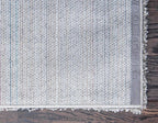 Unique Loom Solid Shag Collection Area Rug (8' x 11' Rectangle Cloud Gray)