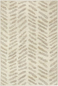 Dash & Albert Rowley Grey Machine Washable Rug, 4 X 6 Feet, Grey Graphic Pattern