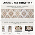 9x12 Large Area Rugs for Living Room Ultra-Soft Washable Rug Vintage Distressed Non-Slip Low Pile Stain Resistant Carpet for Bedroom Dining Room Kitchen Office