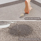 Machine Washable Kitchen Rug 24" x 84", Non Slip Kitchen Mat for Floor, Absorbent Entrance Runner Rug for Bedroom, Hallway, Bathroom, Door (Roll Packing)