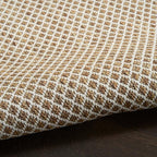 Nourison Home Courtyard Jute Ivory 4' x 6' Area Rug - Easy Clean, Non Shedding, Bed Room, Living Room, Dining Room, Kitchen (4' x 6')