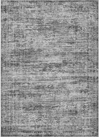 8x10 Area Rug Living Room Rugs - Washable Neutral Modern Abstract Soft Thin Rug Indoor Floor No Slip Rug Carpet for Bedroom Under Dining Table Home Office Decor - Dark Gray