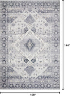 Loloi Skye Collection SKY-02 Silver/Grey 9'-0" x 12'-0" Area Rug