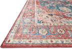 Loloi Skye Collection SKY-05 Brick/Ocean 7' x 9' Oval Area Rug