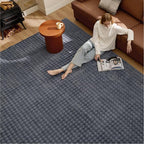 Bedsure 6x9 Fluffy Area Rugs for Living Room, Machine Washable Rugs, Non-Slip Backing, Non-Shedding, Pet Friendly Throw Rug for Bedroom Dining Room, Grey