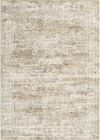 5x7 Area Rugs Brown Low Pile Indoor Washable Trendy Faded Style Rugs for Bedroom Living Room Dining Room Foldable Non-Slip Thin Print Mat