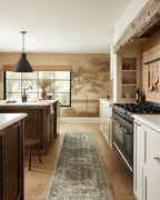 Loloi Magnolia Home by Joanna Gaines Sinclair Collection SIN-01 Pebble/Taupe 5'-0" x 7'-0", .25" Pile Height, Machine Washable, Area Rug