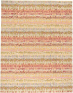 Dash and Albert Paint Chip Wool Area Rug - 2.5' x 8' Runner Pastel Graphic Hand Micro Hooked Accent Rug - Durable, High Traffic Hallway, Living Room, Stairs