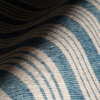 Dash & Albert Talos Blue Machine Washable Rug, 2 X 3 Feet, Blue/Ivory Stripe Pattern