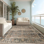 Area Rug Non Slip Machine Washable Ultra Soft Living Room/Bedroom/Kitchen/Outdoor/Classroom Camel, 8'×10'