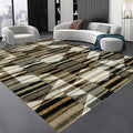 Large Living Room Area Rug 8x10ft,Modern Geometric Rugs, Multicolor Low Pile Farmhouse Carpet, Machine Washable & Non-Slip Non-Shedding for Classroom, Bedroom & Dorm