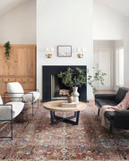 Loloi Chris Loves Julia Jules Collection JUL-01 Merlot/Multi 3'-6'' x 5'-6'', .13" Pile Height, Accent Rug