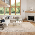Nourison Home Suncoast Beige 7'10" x 9'10" Area Rug - Easy Clean, Non Shedding, Bed Room, Living Room, Dining Room, Kitchen (8' x 10')