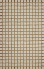Loloi Magnolia Home by Joanna Gaines Waylon Collection WAY-02 Natural/Rust 3'-6" x 5'-6" Accent Rug