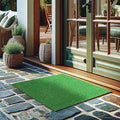 Ottomanson Artificial Grass Turf 22" x 59" Indoor Outdoor Faux Grass Rug with Drainage Holes, Customizable with Extra Long Size Options, Perfect for Patio Lawn Balcony Weddings Photoshoot Backdrop