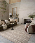 Loloi Amber Lewis Bexley Collection BEX-02 Taupe/Natural 9' x 13' Area Rug Neutral, Textured, Living, Bedroom, Dining, Carpet