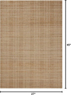 Loloi Chris Loves Julia Judy Collection JUD-01 Natural/Cream 2'-3" x 3'-9" Accent Rug