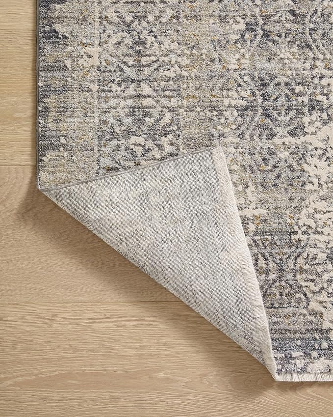 Loloi Amber Lewis Alie Collection ALE-04 Sky/Stone 7'-10'' x 10', .13'' Pile Height, Area Rug