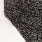 Unique Loom Solid Shag Collection Area Rug (6' 1" Octagon, Graphite Gray)