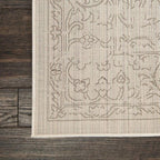 Unique Loom Isabella Collection Area Rug - Rossellini (2' 7" x 10' Runner, White/ Black)