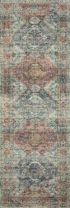 Loloi II Skye Collection SKY-06 Apricot/Mist 7'-6" x 9'-6" Area Rug