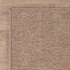 Beverly Rug Easy Jute Runner Rug 2x7 Solid Washable Durable Outdoor Indoor Area Rugs for Living Dining Room Patio Office Stain Resistant Non Shedding Casual Indoor Outside Carpet 2 x 7 Natural