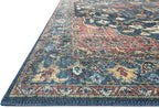 Loloi II Skye Collection SKY-08 Denim/Brick 2'-3" x 3'-9" Accent Rug