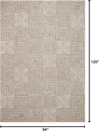 Loloi Darby Collection DAR-05 Beige/Grey 7'-10" x 10' Area Rug