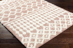 Livabliss Hapsburg Moroccan Shag Area Rug,9'3" x 12',Dusty Pink