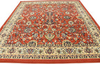 Unique Loom Sialk Hill Collection Area Rug - Washington (8' Square Terracotta/Cream)