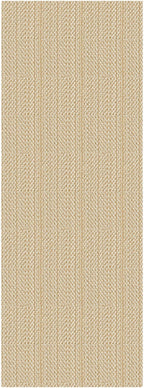 IOHOUZE Washable Runner Rug 3x8 Non Slip Rubber Backed Wide Hallway Runner Entryway Runner Indoor, Kitchen Rugs Woven Floor Carpet for Hall Entrance Bedroom, Warm Beige/Orange/Apricot