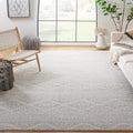 SAFAVIEH Area Rug 10x13 - Tulum Collection - Large - Ivory & Light Grey, Moroccan Boho Tribal Design, Non-Shedding & Easy to Clean, Ideal for Living Room, Bedroom, Dining Space (TUL272G)