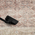 Keen Home Design 2x10 Rug - Machine Washable Runner Rug with Non-Slip Backing, Ideal for Hallway, Entryway, Kitchen, Laundry Room - Vintage, Easy Clean, Durable, Low Pile - (2'6" x 10')