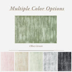 Olive Green Area Rug 8x10 Washable Non Slip Abstract Modern Farmhouse 8x10 Rug for Living Room Bedroom Dark Green Extra Large Carpet for Dining Room Under Table