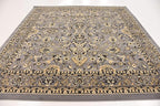 Unique Loom Sialk Hill Collection Area Rug - Washington (7' 10" Square Gray/Black)